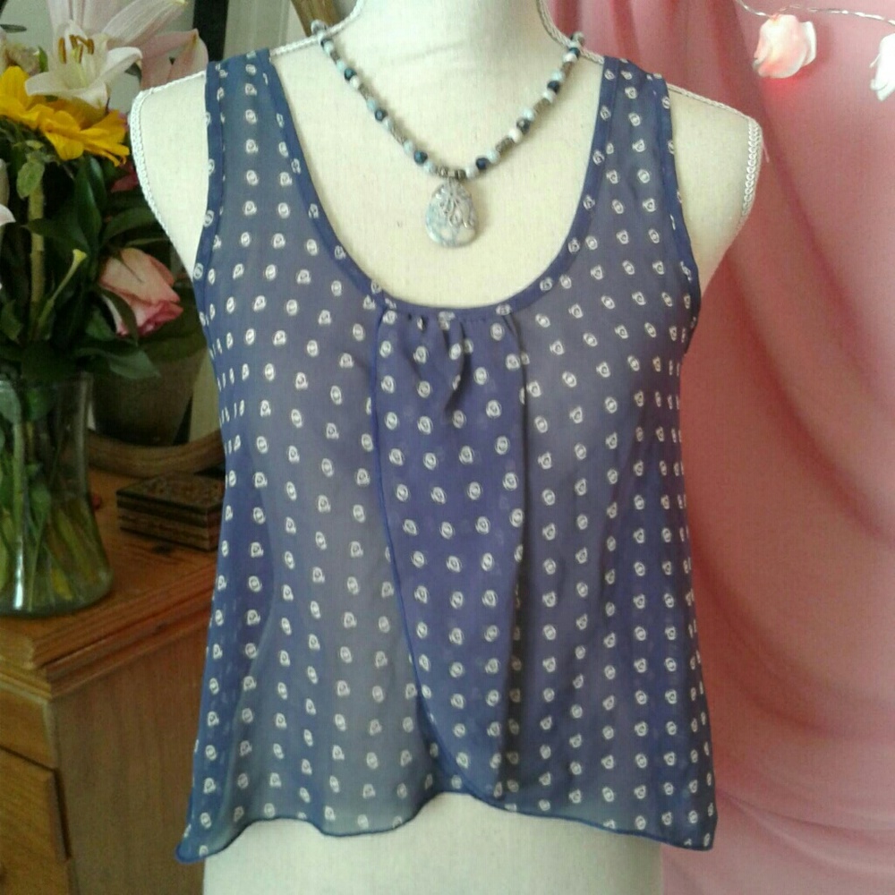 Soft & Flowing Extremely Feminine Purple Blouse